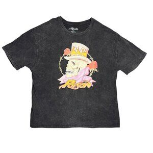 Poison T Shirt Look What The Cat Dragged In Tour Mens XL Black Tee Hair Metal